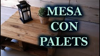 [BRICOLAJE] - Mesa con palets