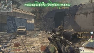 Modern Warfare 2 - Some Gameplay Barret 50 cal. on Scrapyard