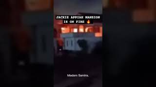 Jackie Appiah Mansion on Fire 🔥  #fire #news #jackieappiah