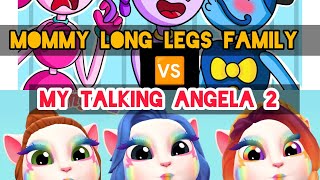 My Talking Angela 2 V's Mommy Long Legs