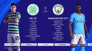 UEFA GROUP STAGE- MATCHDAY 1  [ CELTIC  VS  MANCITY  ] gameplay