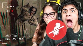 YOU CANT SCREAM IN THIS HORROR GAME ft.GF