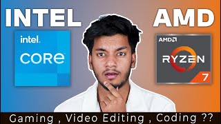 INTEL Vs AMD Ryzen Processor ! | Best Processor Konsa Hai !