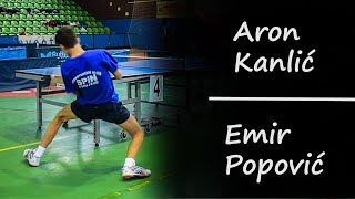 Aron Kanlić - Emir Popović | Table Tennis