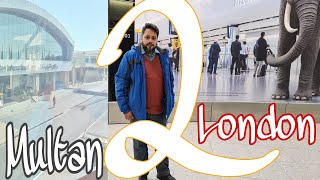 Multan to London via Qatar. Travel with RJ Vlog #rjvlogs