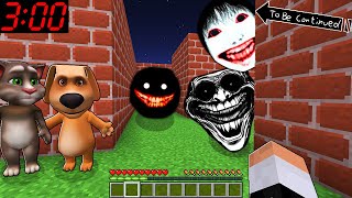 SMILER NEXTBOT YOSHIE AND TROLLFACE CHASED ME in MAZE Minecraft - Gameplay - Coffin Meme