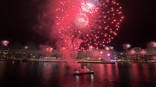 Silvester Feuerwerk | Neujahr | New Year's Eve Fireworks Funchal Madeira | 2024 | Mein Schiff 1 🇩🇪