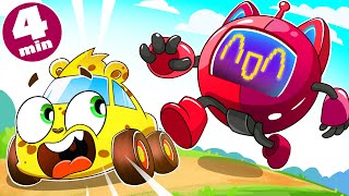 Wrong Robot Helper VS Baby Cars! 🤖 Baby Cars Funny Stories