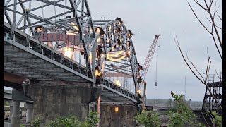 Buck O'Neil Bridge Middle Arch Demo