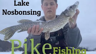 Pike fishing Northern Ontario