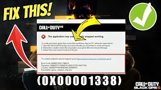 How to Fix Black Ops 6 and MW3 Error Code (0x00001338) - on XBOX GAMEPASS on PC