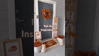 Fall Front Door Decorations 🍂 #autumn #fall #homedecor