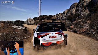 WRC 9 PS5 Logitech G29 - Global Top 10 Run! | #1 Toyota Yaris WRC