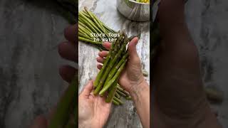 Asparagus - Snapped Not Cut