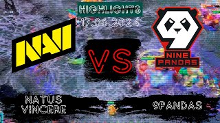 🟥НУ ЧТО ДИЗБАНД? | Natus Vincere vs 9Pandas TI 2024: QC EEU | 17.06.2024