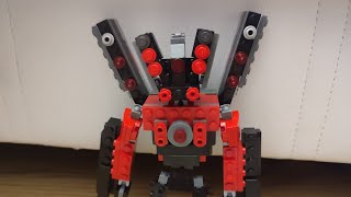 Lego Upgraded Titan Speakerman make (mini) (addition) (full)