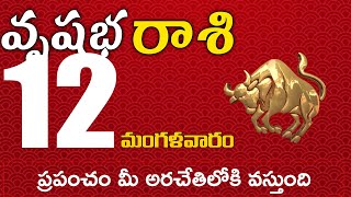 వృషభరాశి 12 ప్రపంచం మీ అరచేతిలోకి వస్తుంది Vrushabha rasi november 2024 | vrushabha rasi #Dailyastro