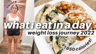 WEIGHT LOSS VLOG: What I Eat In A Day For Weight Loss | 1600 calories! (realistic & balanced meals!)