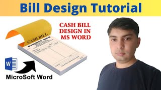 Printable shop Bill Desing in Ms word Tutorial आइए सीखते है प्रिंट शॉप बिल डिजाइन कैसे बनाए