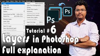 LAYER in Photoshop Completely explained | Layers Panel of Photoshop CC