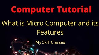 what is micro computer | Micro computer kya hai | micro computer in hindi