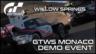 Gran Turismo 7 | GTWS Monaco Nations Cup Demo Event @ Willow Springs