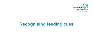 7. Recognising feeding cues