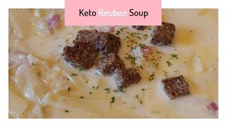 Easy Keto Recipes - Keto Reuben Soup