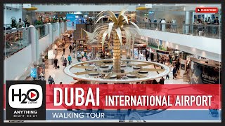 DUBAI Airport Walking Tour 2022 | H2O Channel