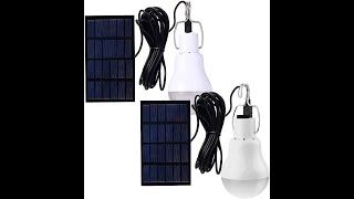 2 Solar lamps