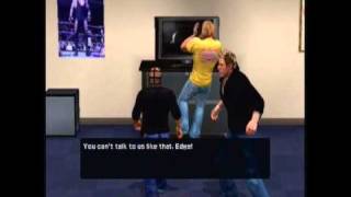 SVR 11 - Mysterio and Swagger vs Edge - Backstage Brawl - Rey Mysterio's RTW (9)