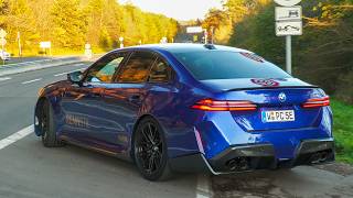 Cars Leaving Nürburgring Tankstelle - NEW M5 G90, Mustang CLOSE CALL, 650HP RS3, BYD U9, M4 FLAMES..