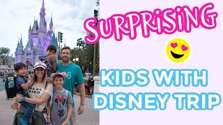 Surprising Our Kids With a Trip to Disney- Part 1 #Disney #MagicKingdom