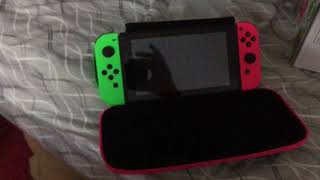 Nintendo Switch Splatoon 2 bundle unboxing