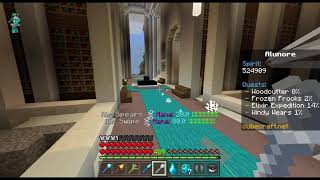 minecraft CubeCraft how to level the Frostpark wand