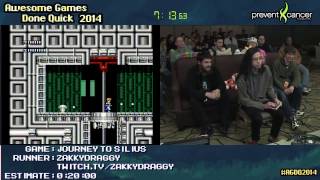 Journey To Silius :: SPEED RUN (0:11:26) [NES] Live by ZakkyDraggy #AGDQ 2014