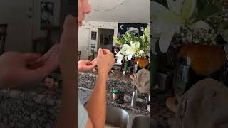 He learned this from Queer Eye #shortvideos #flowers #flowerarrangement