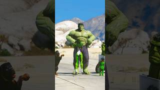 Dad Hulk And Chop Saving Baby Hulk From Venom 😱| #Shorts | #YouTubeShorts | #gta5