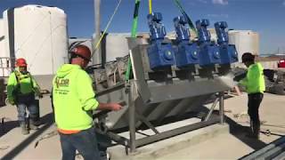 Sludge Dewatering with Trident MD Press