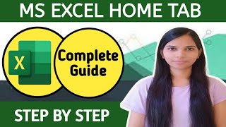 MS Excel Home Tab in Hindi | MS Excel Full Course in Hindi