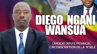 TOUT N'SELE VOTEZ massivement Candidat député provincial DIEGO NGANI WANSUA N° 197 Mwana ya N'sele