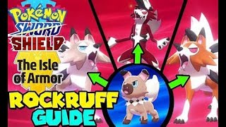 (Pokémon Sword) How to obtain 3 forms of lycanroc