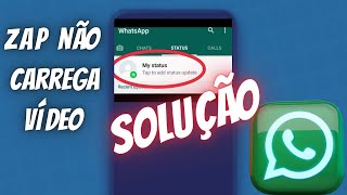 como resolver o problema dos vídeos que não abrem no WHATSAPP veja essa dica PARA RESOLVER!