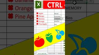 Most Important Shortcut Keys of MS Excel | Excel Shortcuts | Add Border And Remove Border |