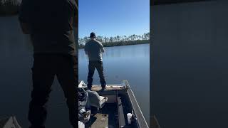 My buddy learning how to fish. #hunting #fishing #bassfishing #largemouth #florida #fishingvideo