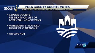 Bipartisan Polk County elections board votes to count all questioned ballots