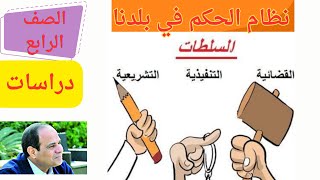 نظام الحكم في بلدنا للصف الرابع الابتدائي