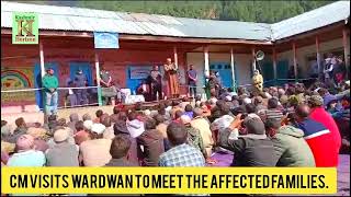 CM Visits Wardwan to Meet the Affected Families.