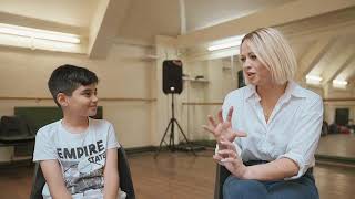 Behind the scenes at BIG the Musical rehearsals with Khayyam | Make-A-Wish UK