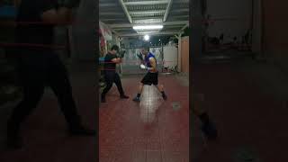 67kg vs 89kg light sparring